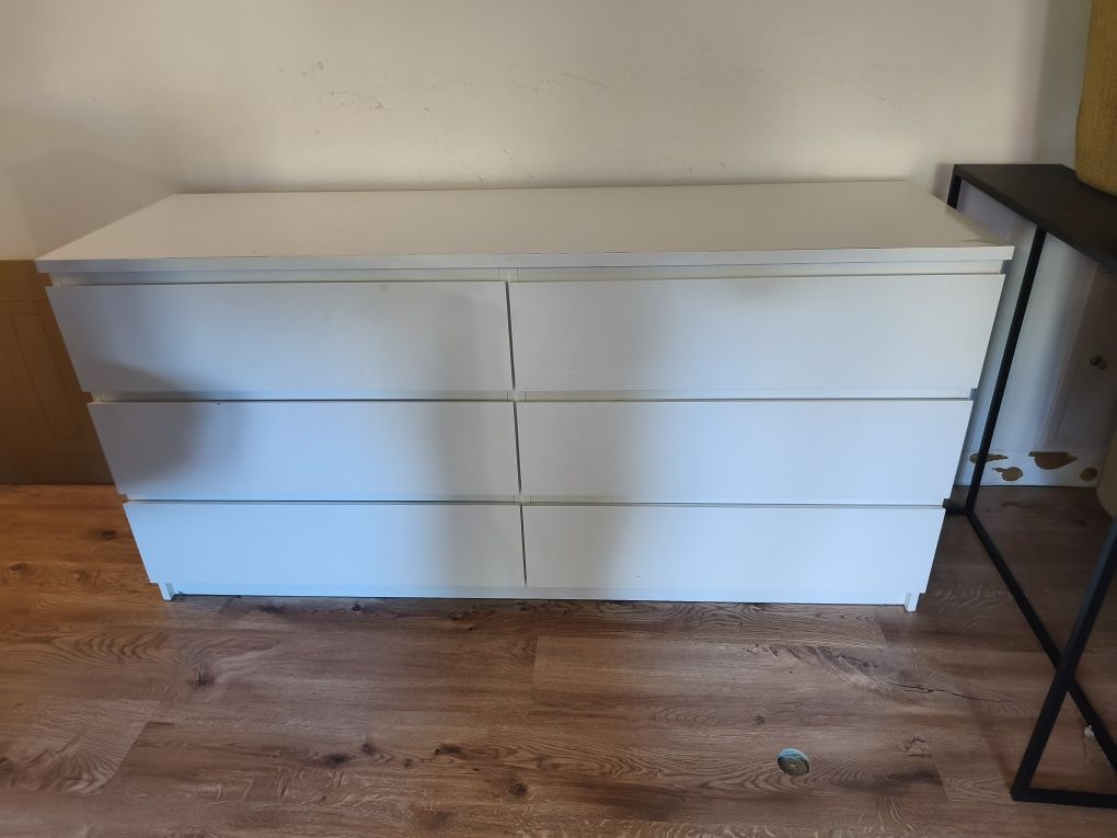 Komoda Malm Ikea 6 szuflad