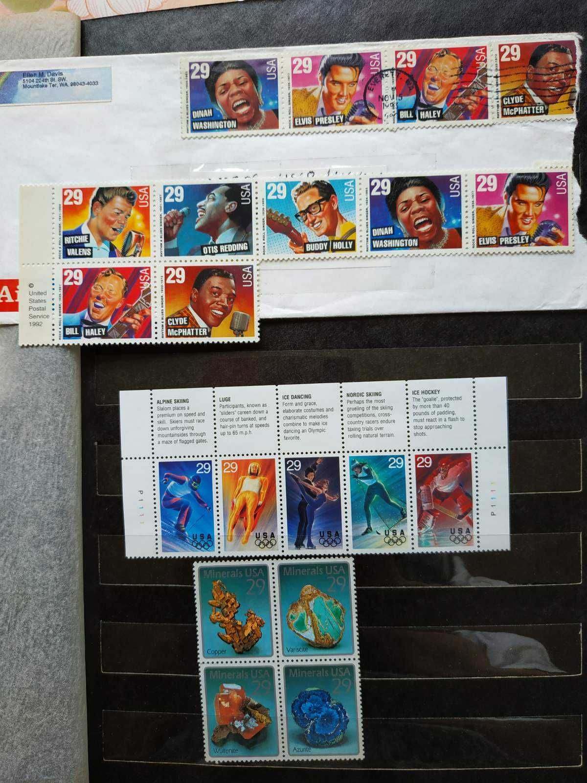 марки поштові 1980-90х років