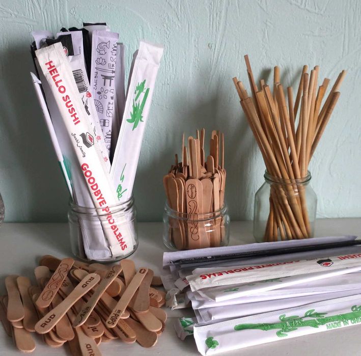 Палички від морозива, суші