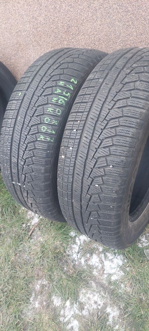 215/60 R17 96H M+S Hankook Winter Iceptevo2 ~6mm - 35/2018r- cena za 2