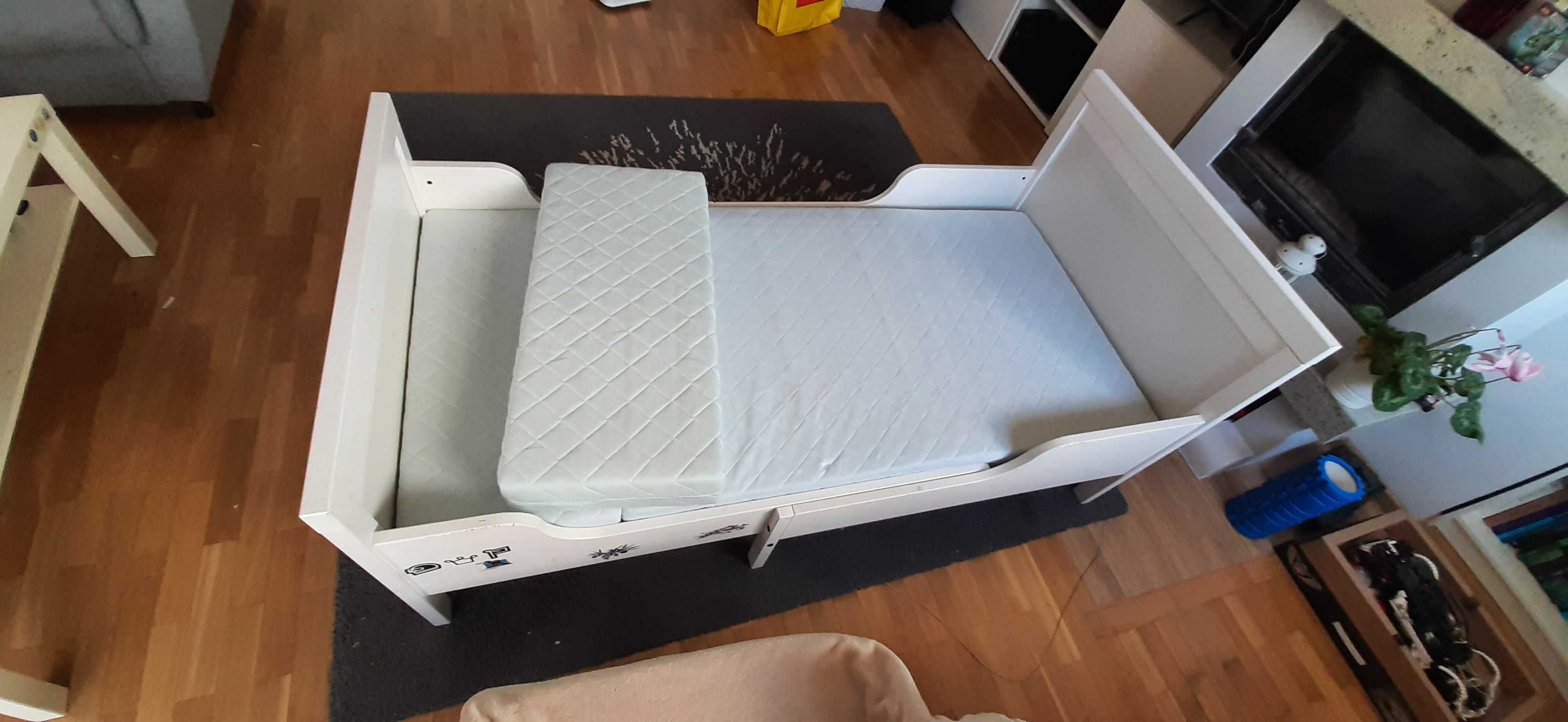 Łóżko dziecięce Ikea rozsuwane - rośnie z dzieckiem