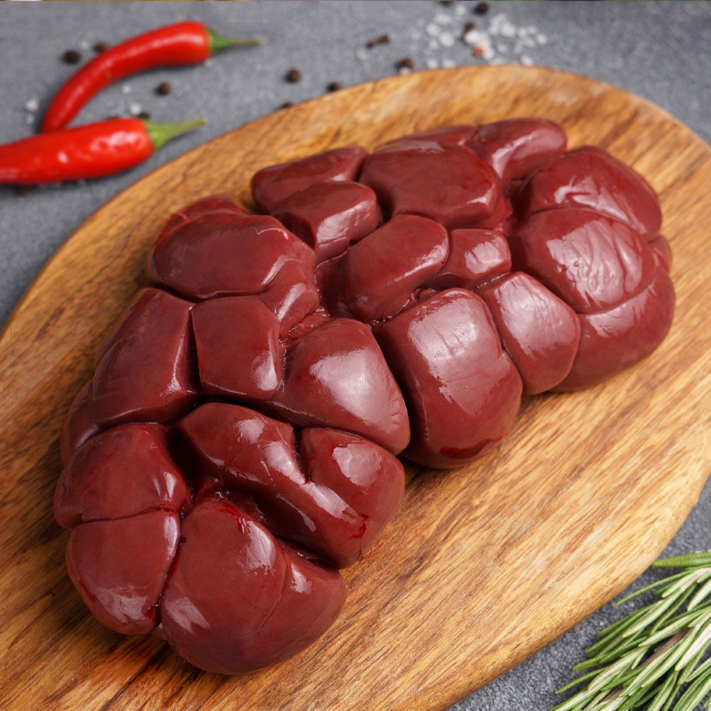 Печень сердце вымя язык субпродукты мясо полуфабрикаты говядина