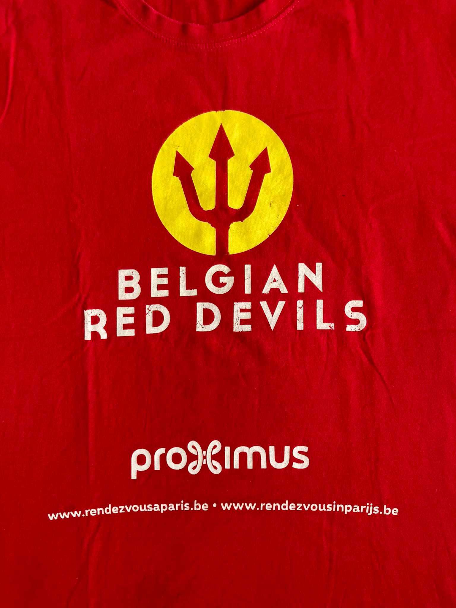 T-shirt Red Devils Belgia Roz. L