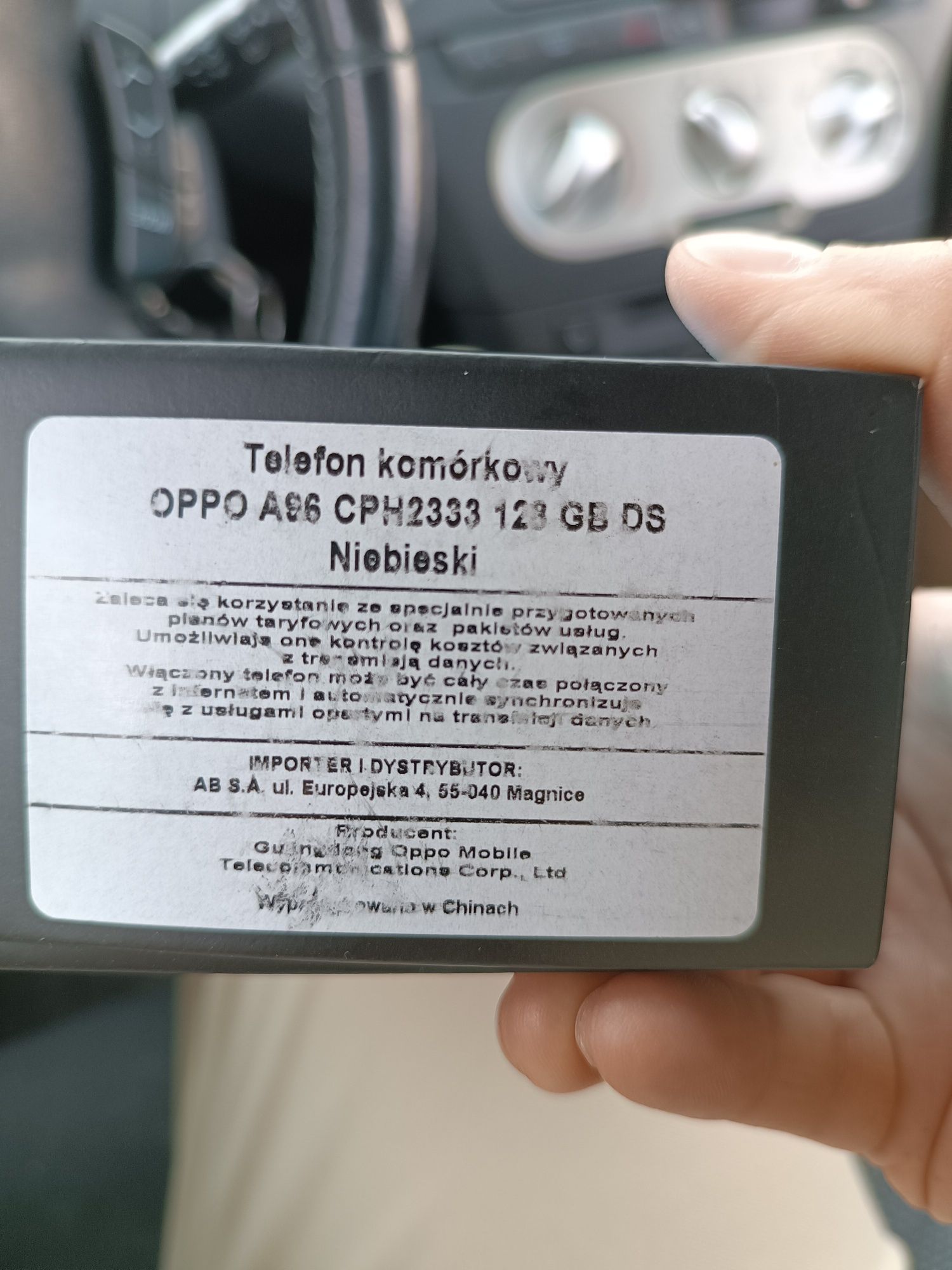 Smartfon OPPO A96 nowy