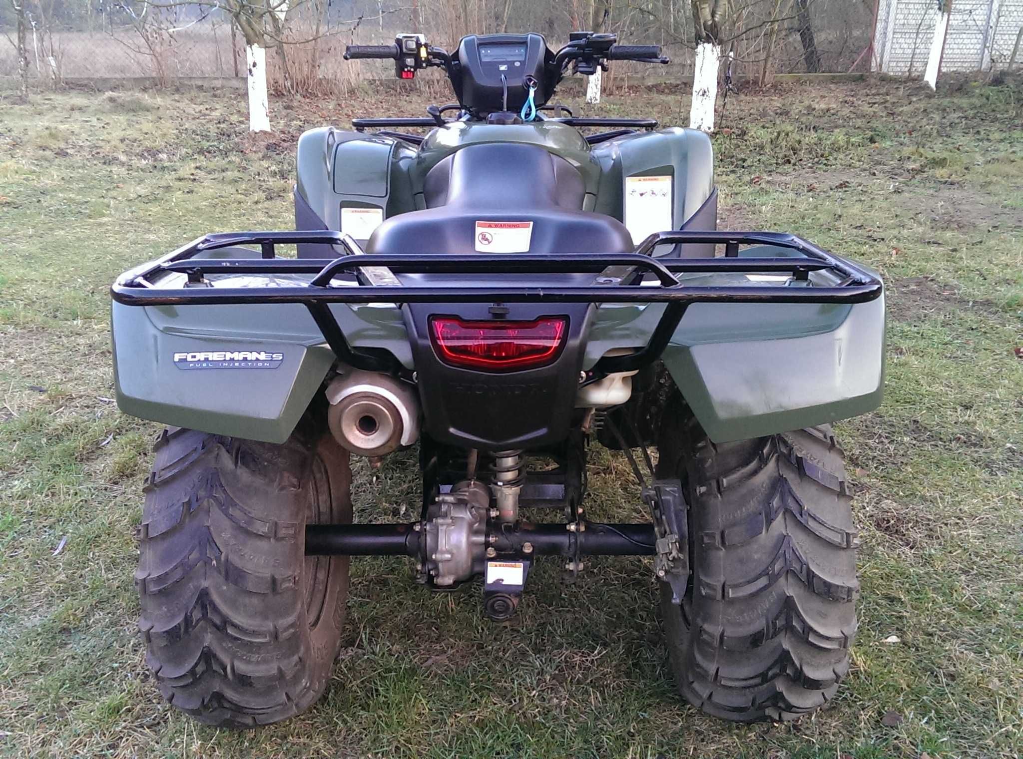 Honda TRX500 Foreman 2013r. zadbany