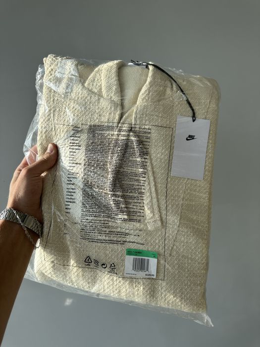 Оригінальне худі Nike x Stussy NRG Pullover Hoodie Natural Fossil