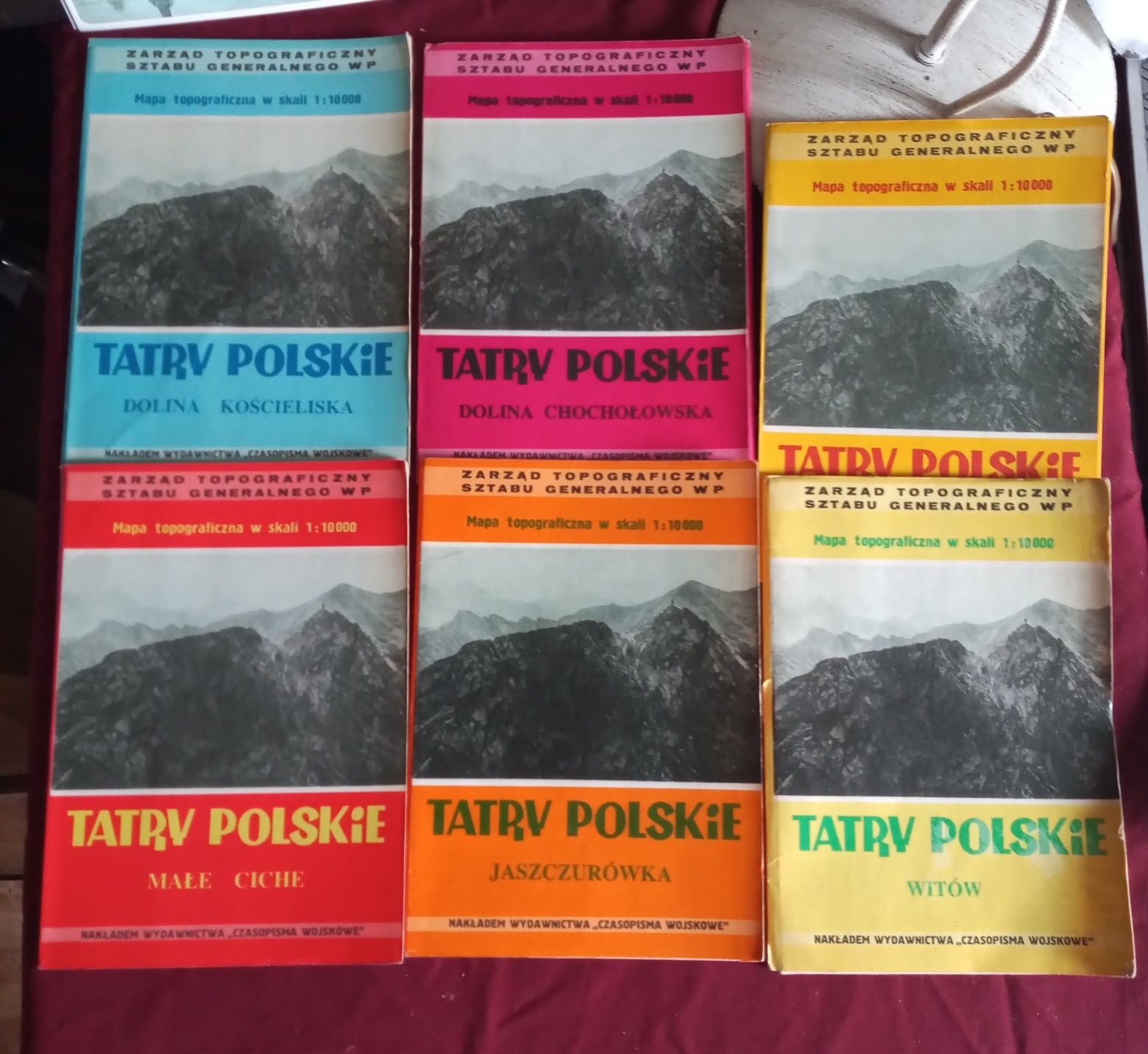 Mapy Tatry Polskie 1:10000 Zestaw