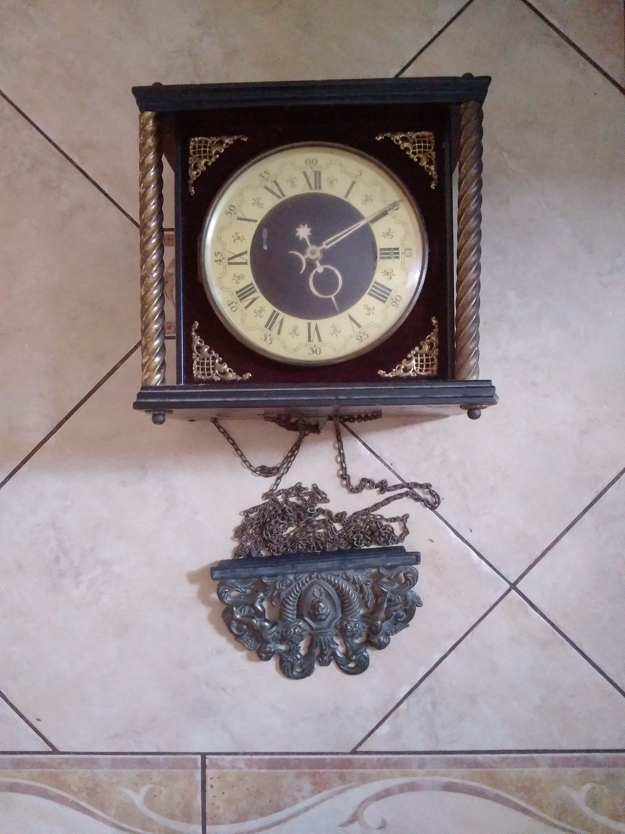 Stary niemiecki zegar marki FHS