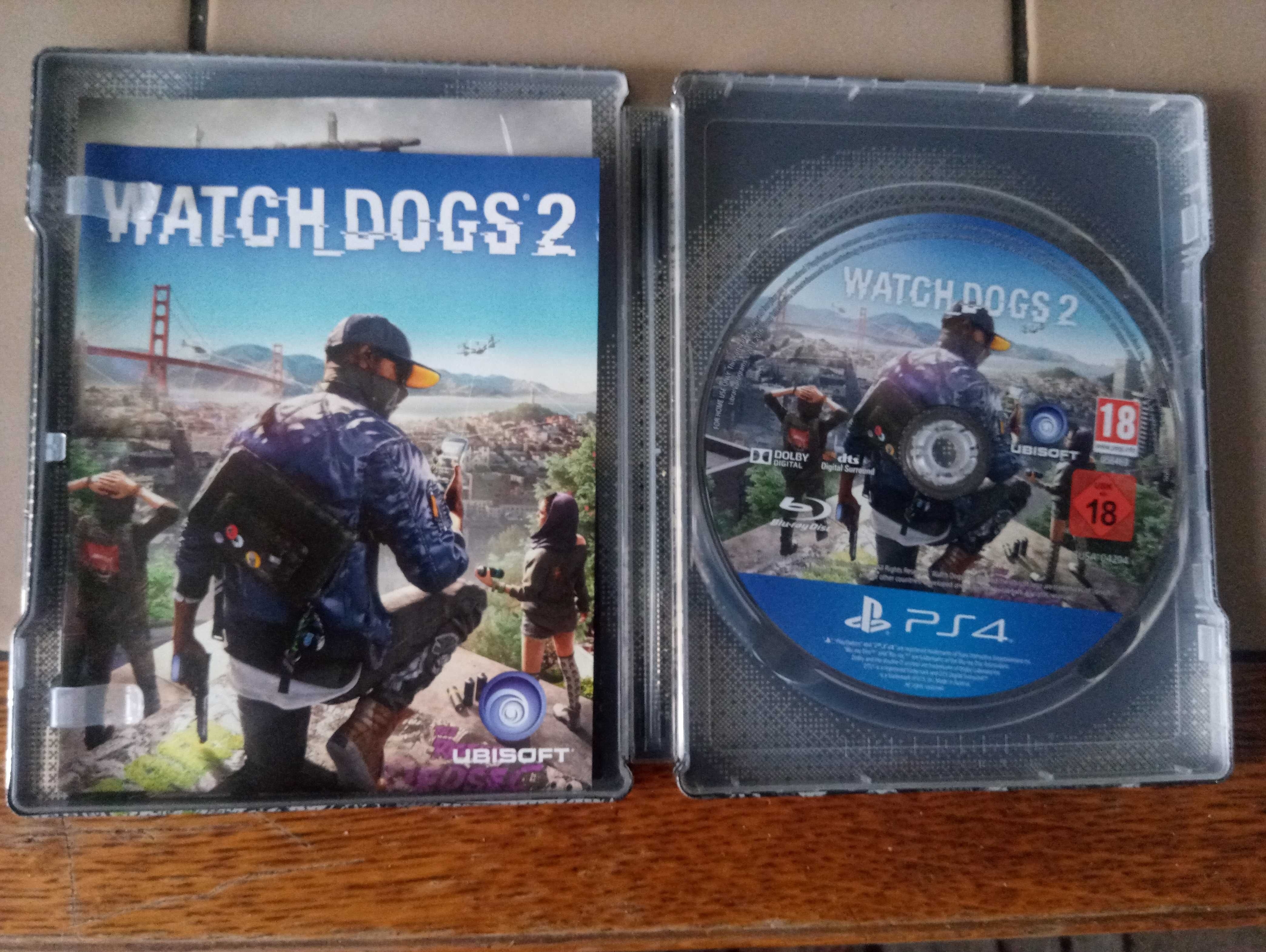 Gra Watch Dogs 2 PL + Steelbook PS4