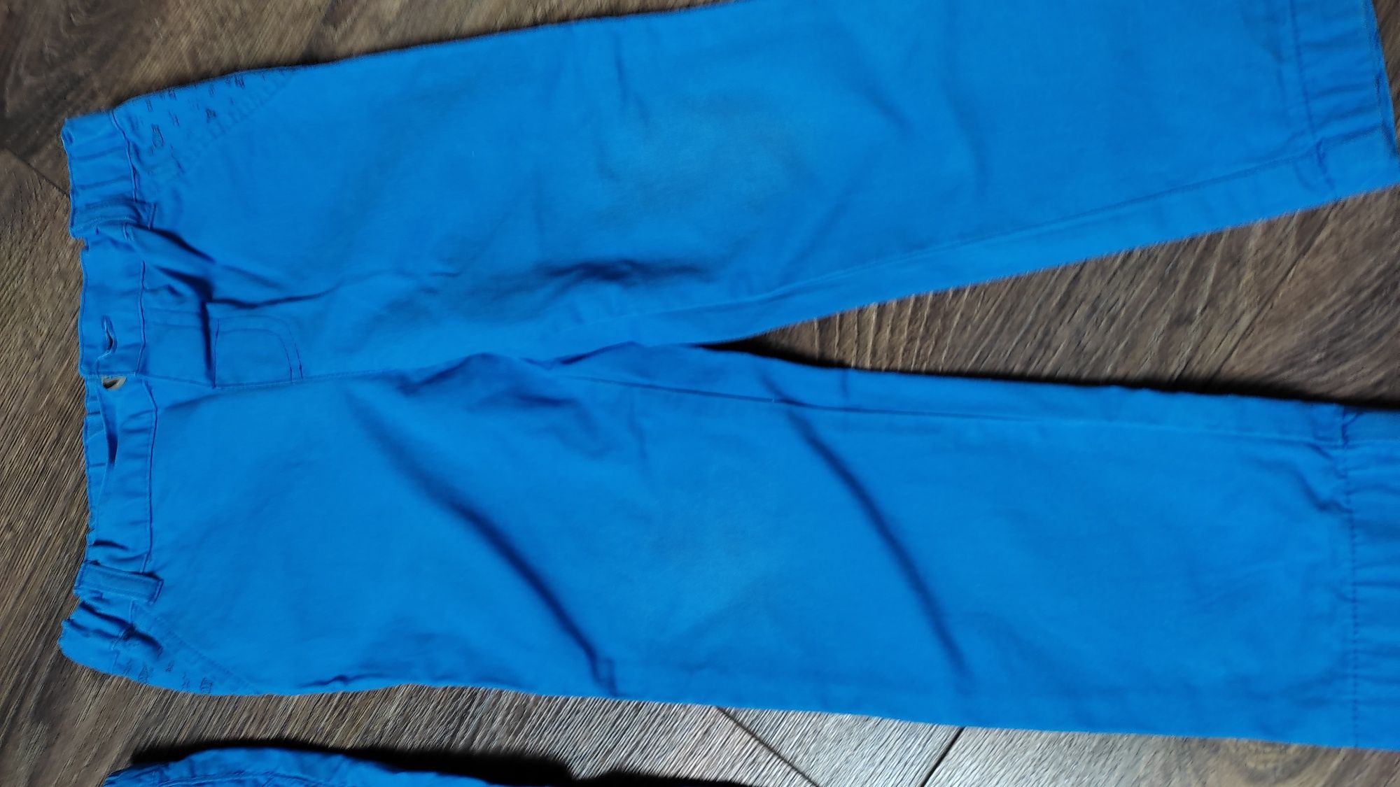 Spodnie chłopięce 92 niebieskie 2 pary