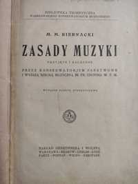 Książka ,, Zasady muzyki" M. M. Biernacki