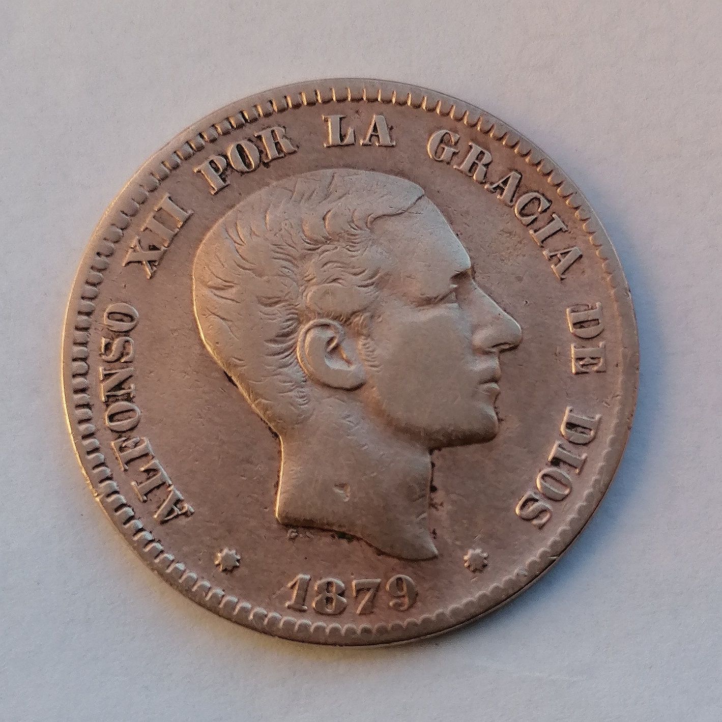 Moeda 10 cêntimos (Espanha 1879)