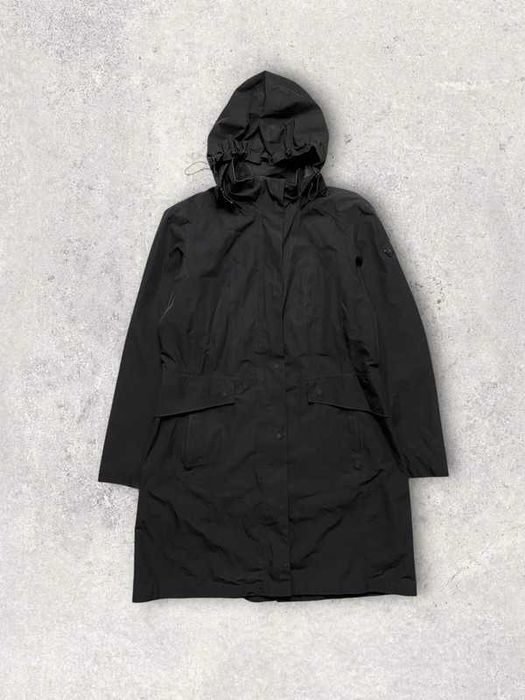 The North Face czarny płaszcz kurtka hyvent black jacket coat techwear