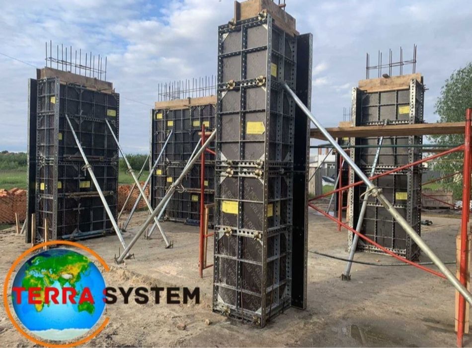 Оренда опалубки, вертикальна опалубка,опалубка для фудаментів