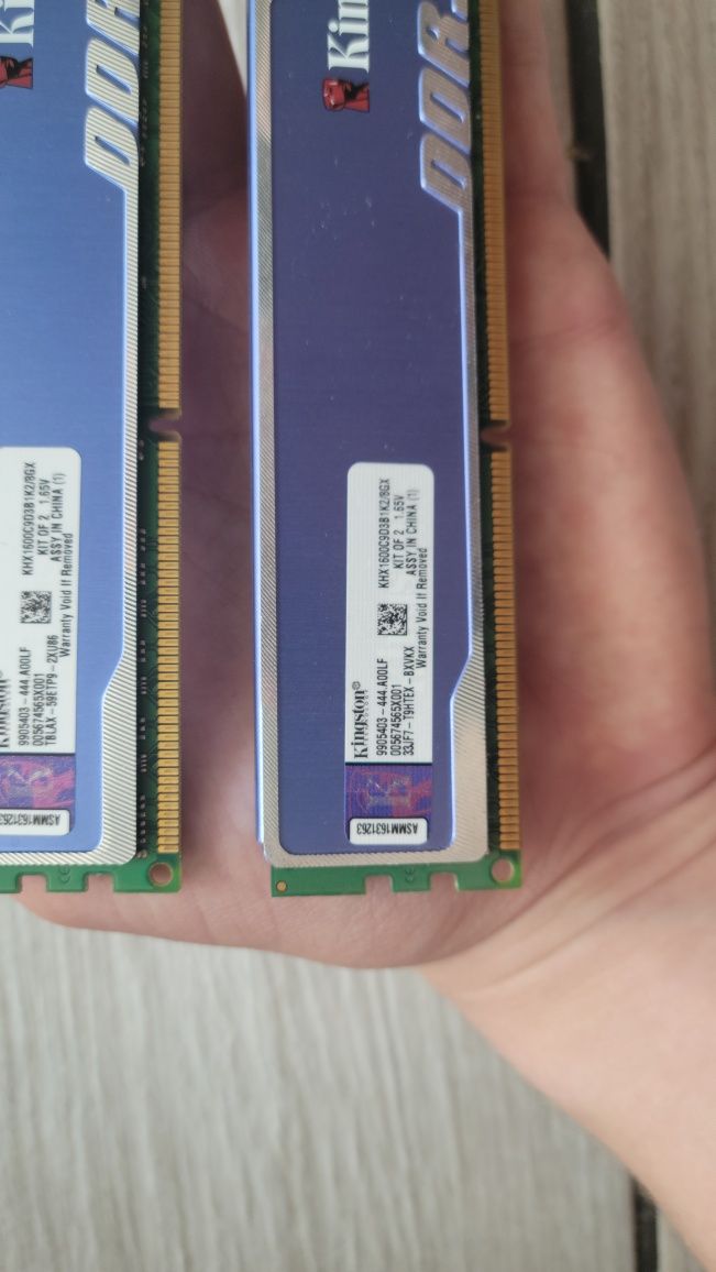 Оперативна пам'ять Kingston HyperX DDR3, 8gb