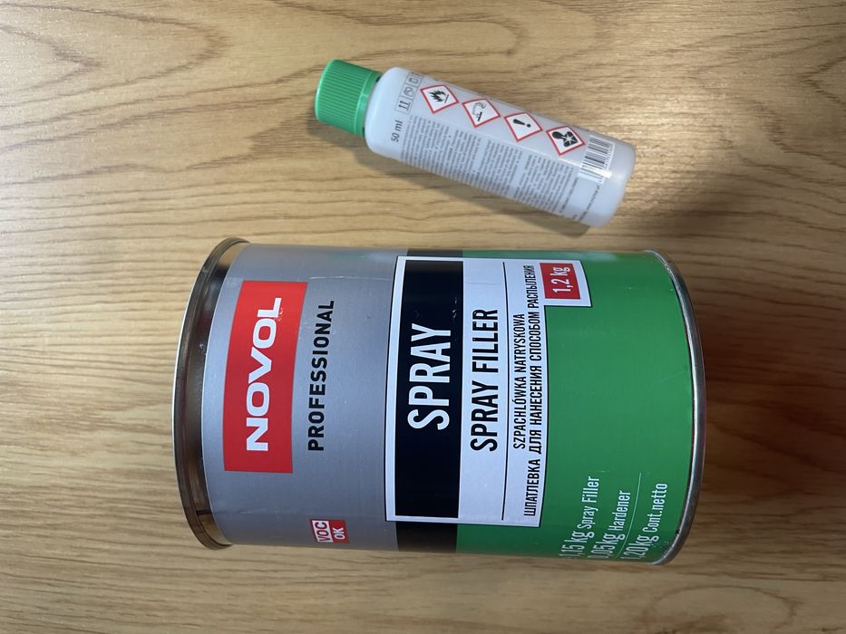 Novol spray рідка шпатлівка