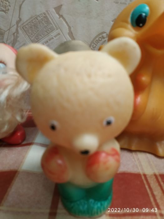 Резиновые игрушки времён СССР