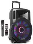Kolumna aktywna przenośna Fenton FT15LED USB/BT+mic OUTLET
