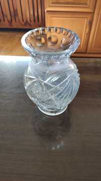 Kryształ PRL wazon ozdobny