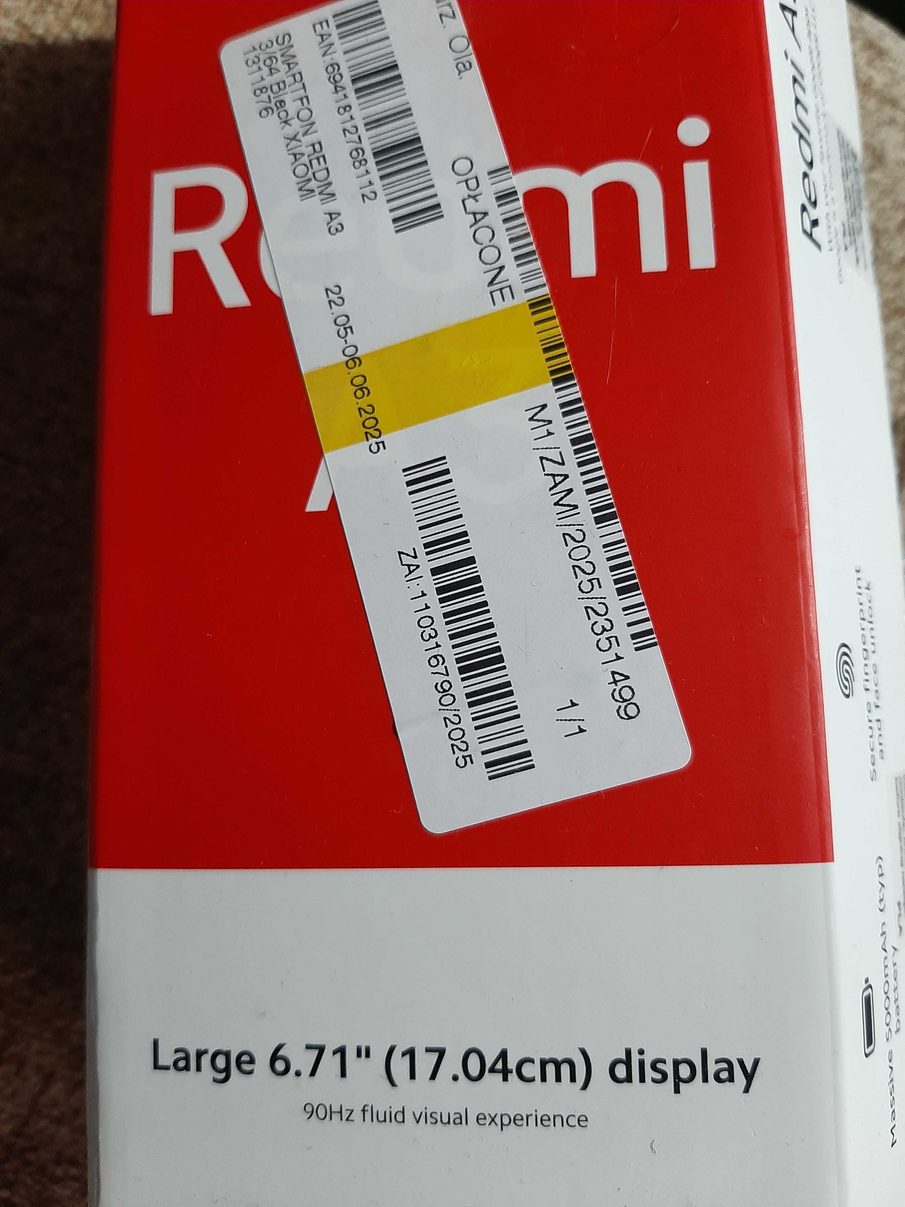 Redmi A3 smartfon