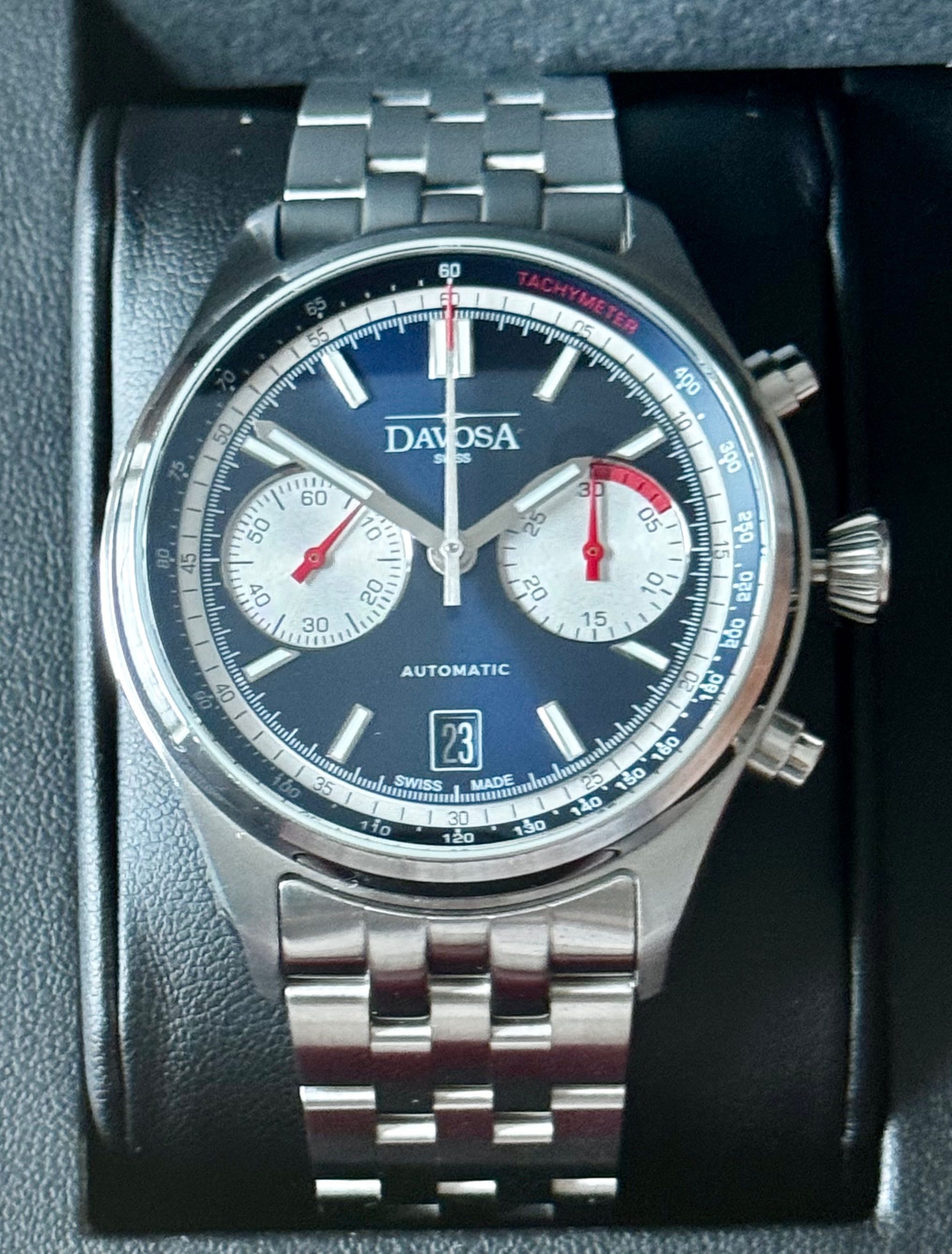 Davosa Newton Pilot Rally Chronograph, Full Set