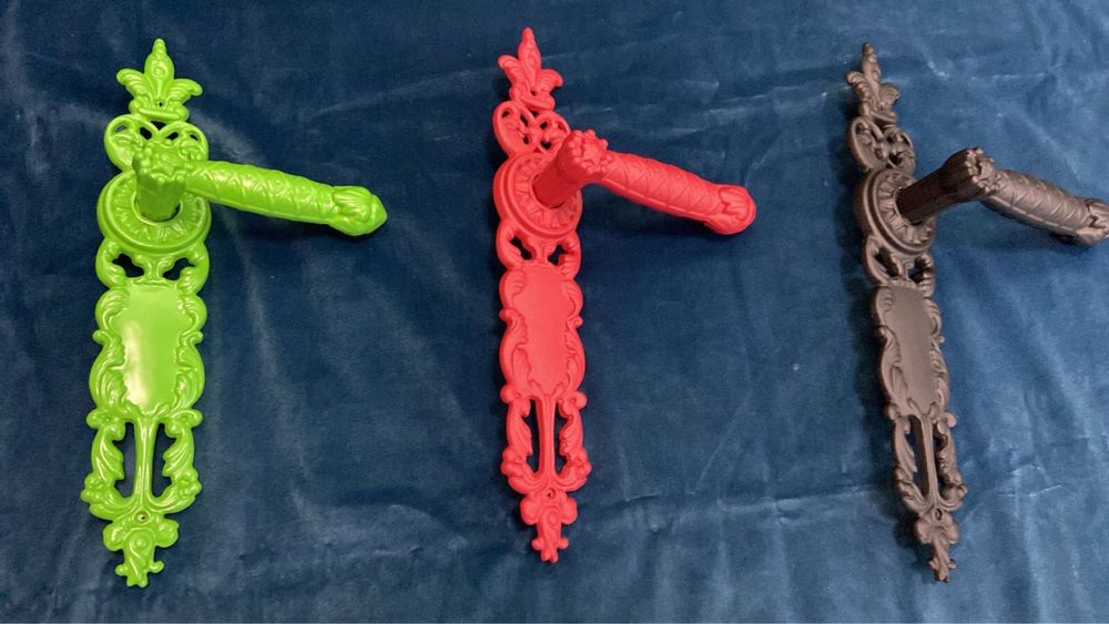 Великі Латунні Дверні Ручки, Дуже Якісні, Колір робим будь який