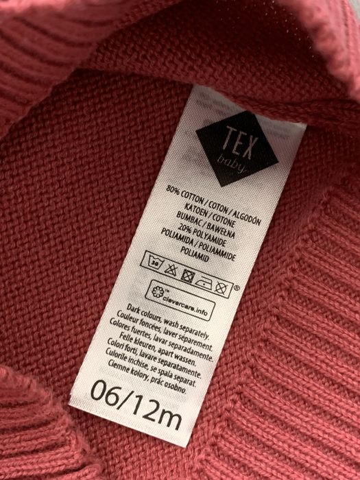 Dzianinowa czapeczka 6-12M