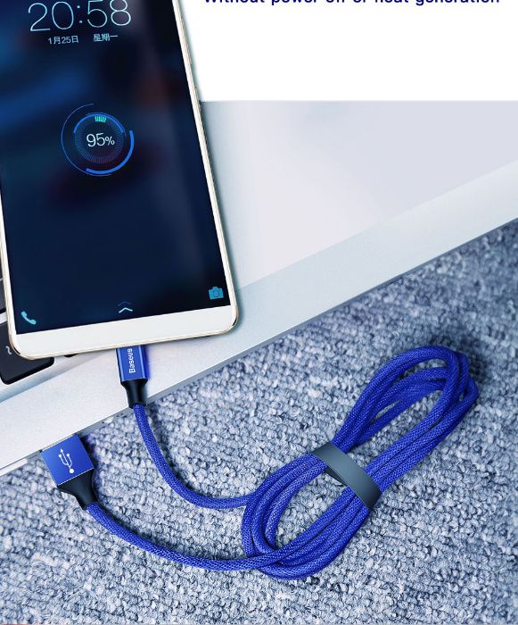 Kabel do ładowania microUSB 1 metr