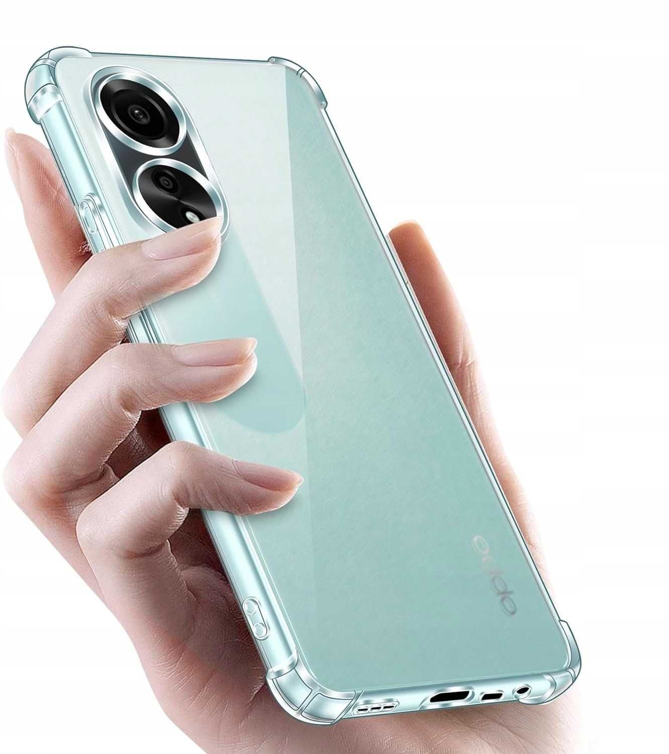 Etui Anti-Shock do Oppo A58 4G / A78 4G + Szkło Hartowane