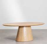 Mesa Oval Carvalho Nova