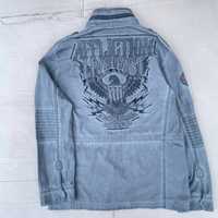 Affliction jacket джинсовка big logo Harley Davidson