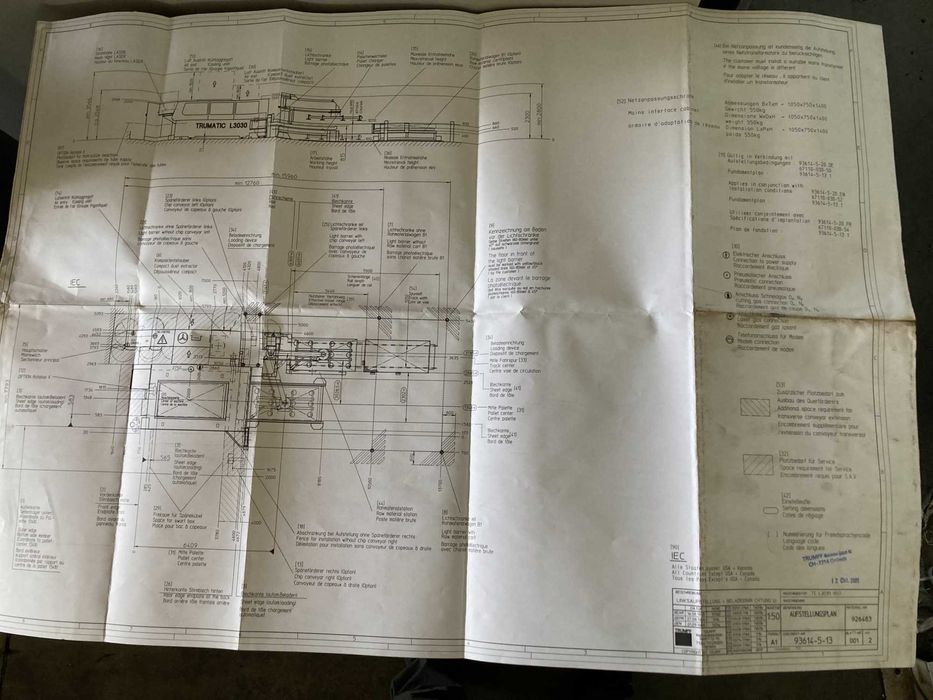 Laser TRUMPF L3030 4kw