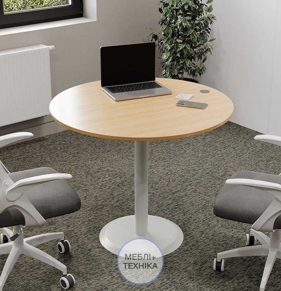 НОВЫЕ круглые столы на металлической опоре для дома офиса и кафе
