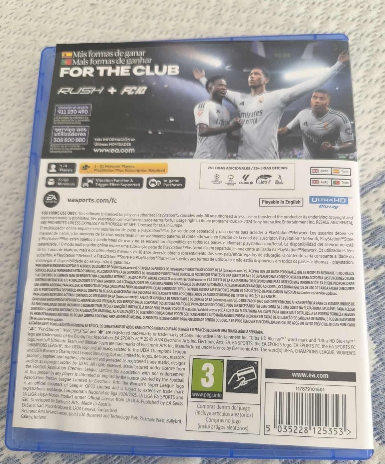 Jogo FC25 como novo