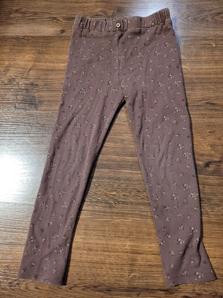 Zara legginsy dla dziewczynki roz 110