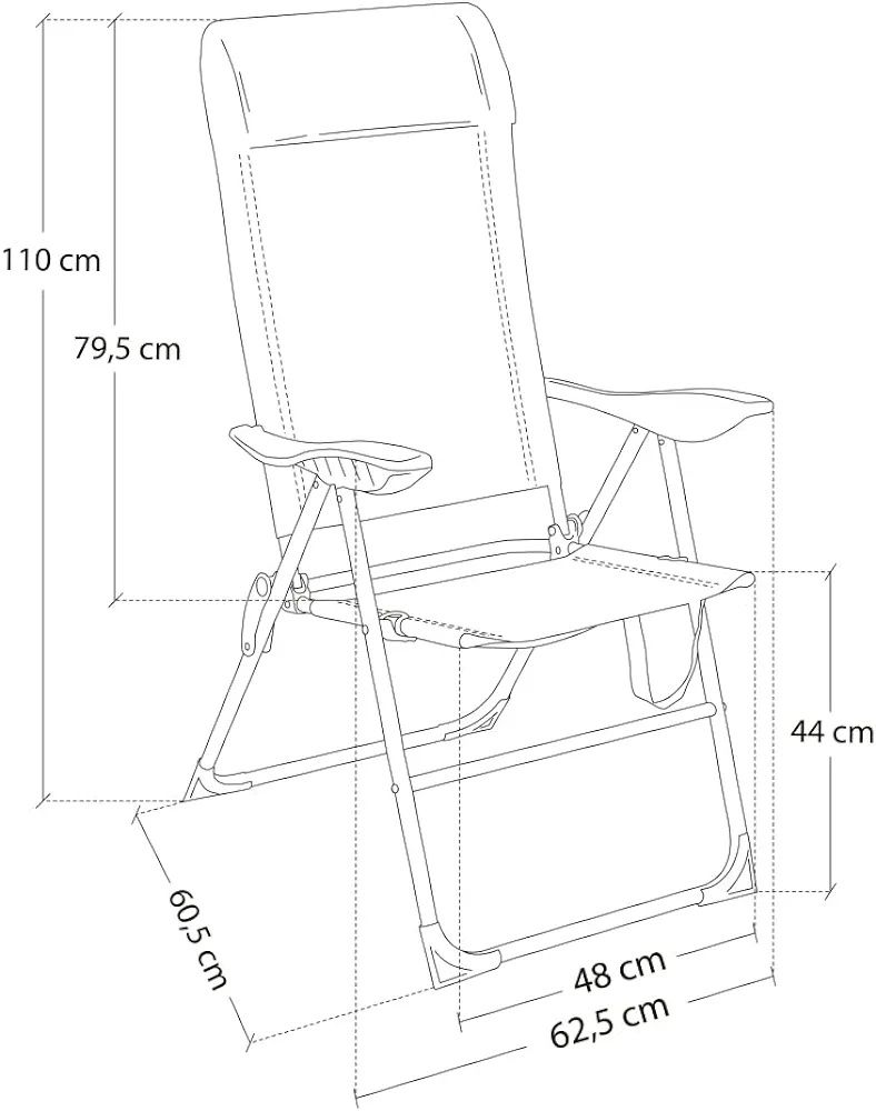 Poltrona cadeira de praia 63x 60x 110 cm [TRÊS CORES] NOVO ENVIOGRÁTIS