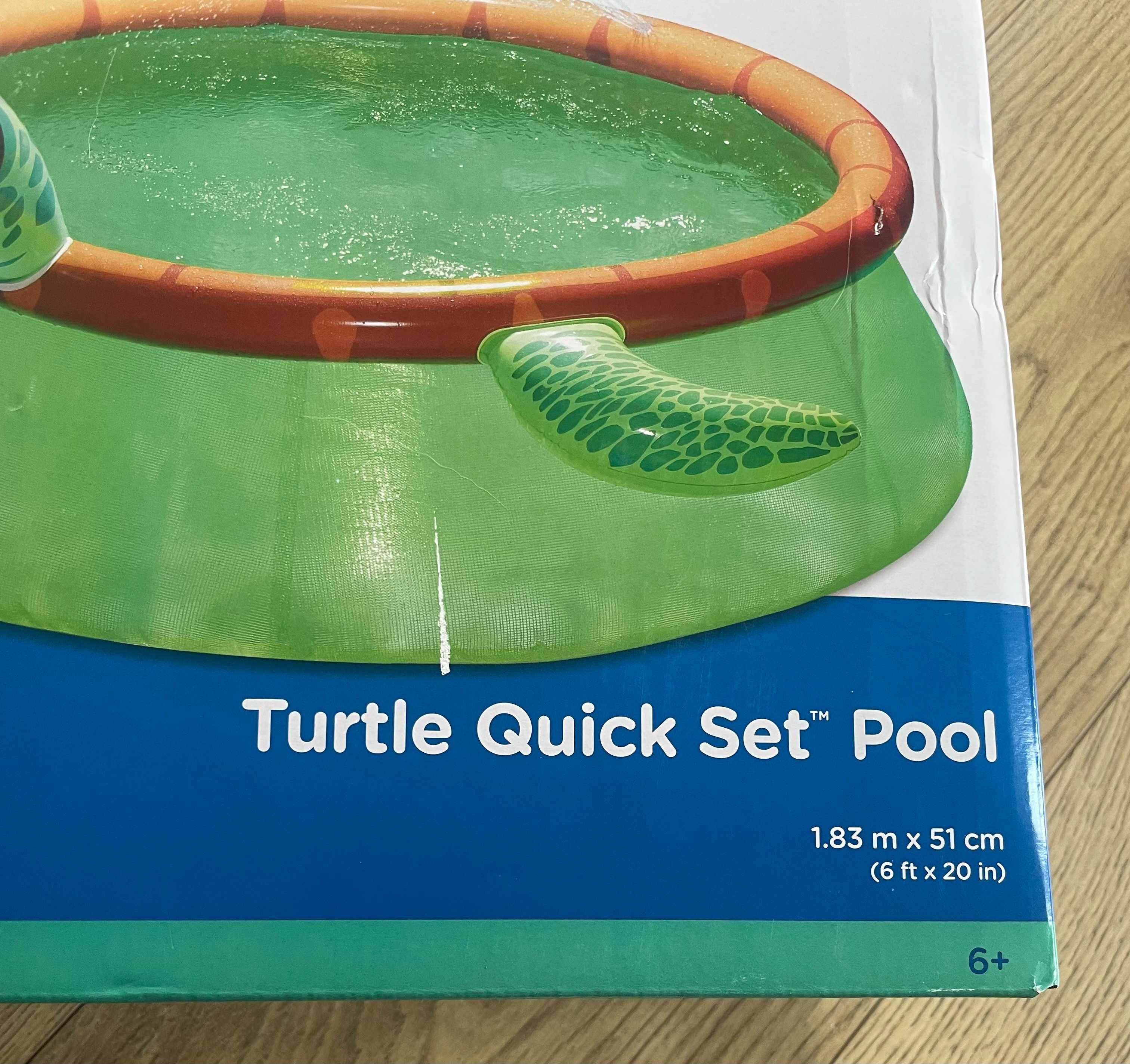 Basen żółw Summer Waves Turtle Quick Set Pool NOWY!