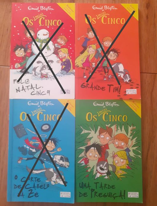 Livros "os cinco mini"