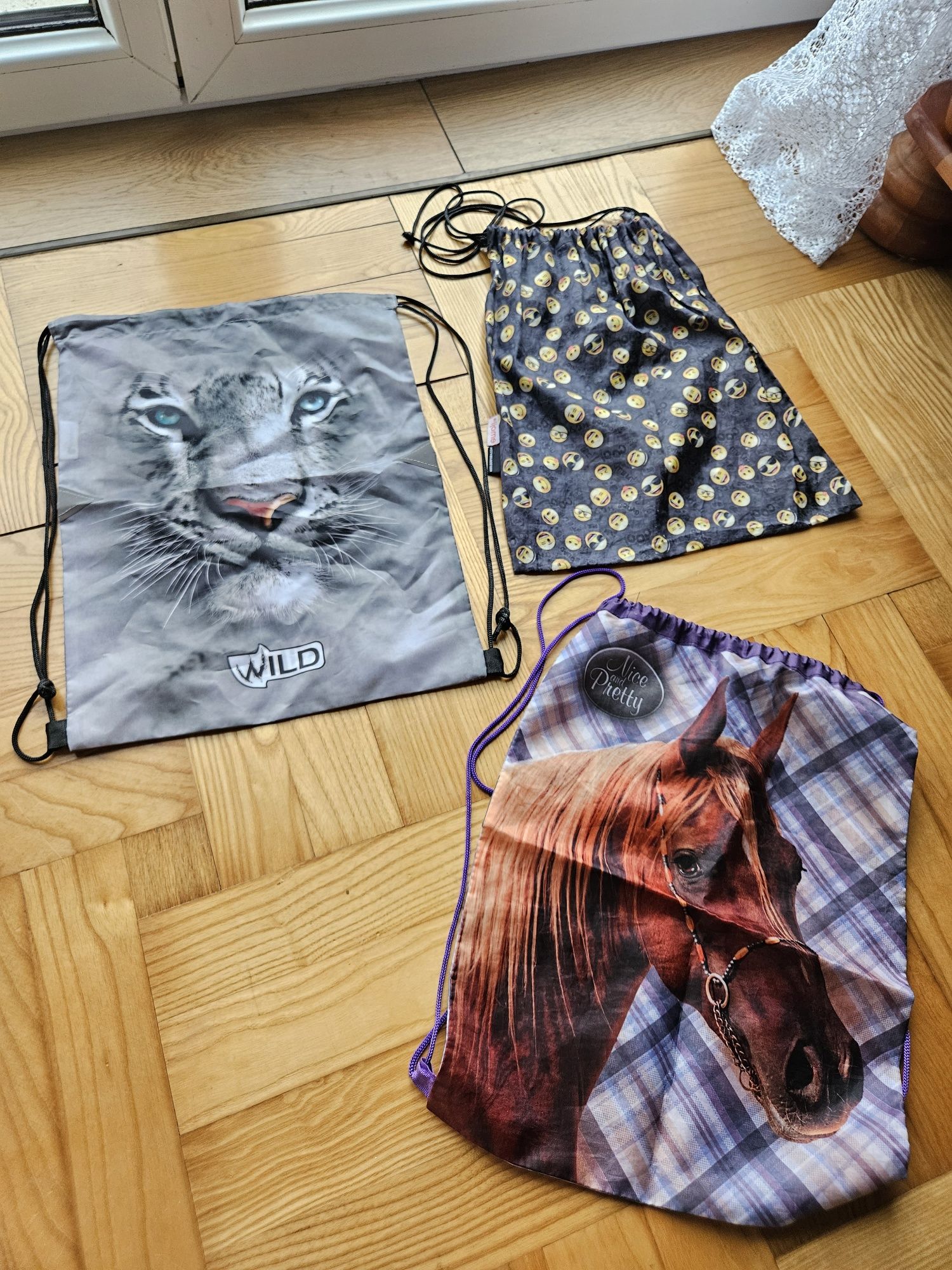 Worek szkolny na buty, strój na wf