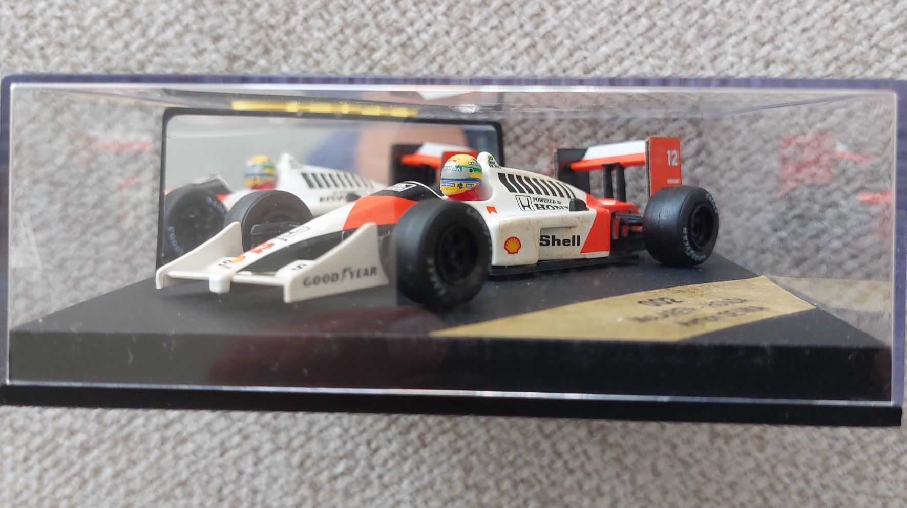 Miniatura F1 Maclaren Honda (Ayrton Senna)