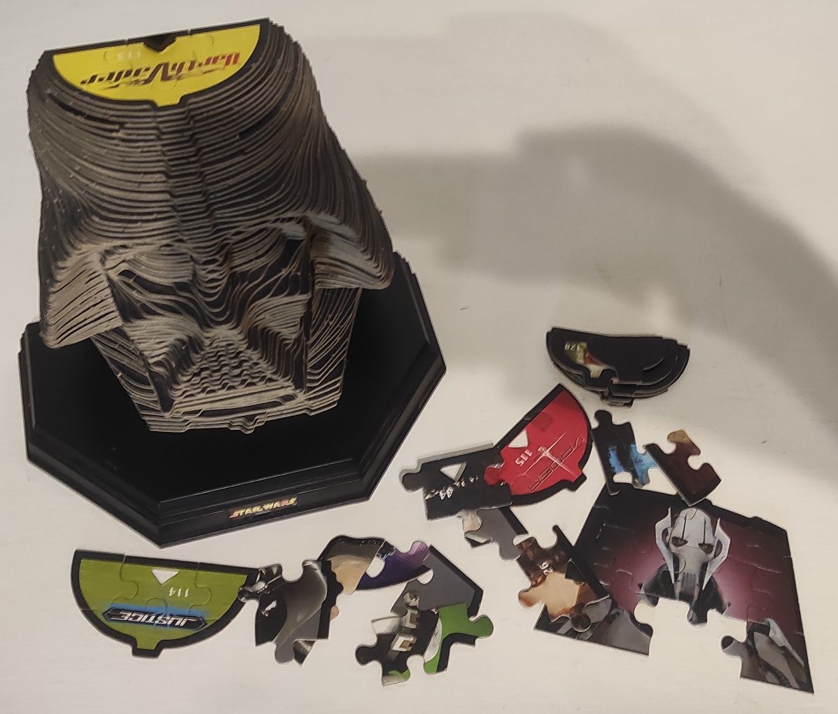 Star Wars zestaw Mace Windu Obi-Wan Qui-Gon Darth Maul + Puzzle Vader