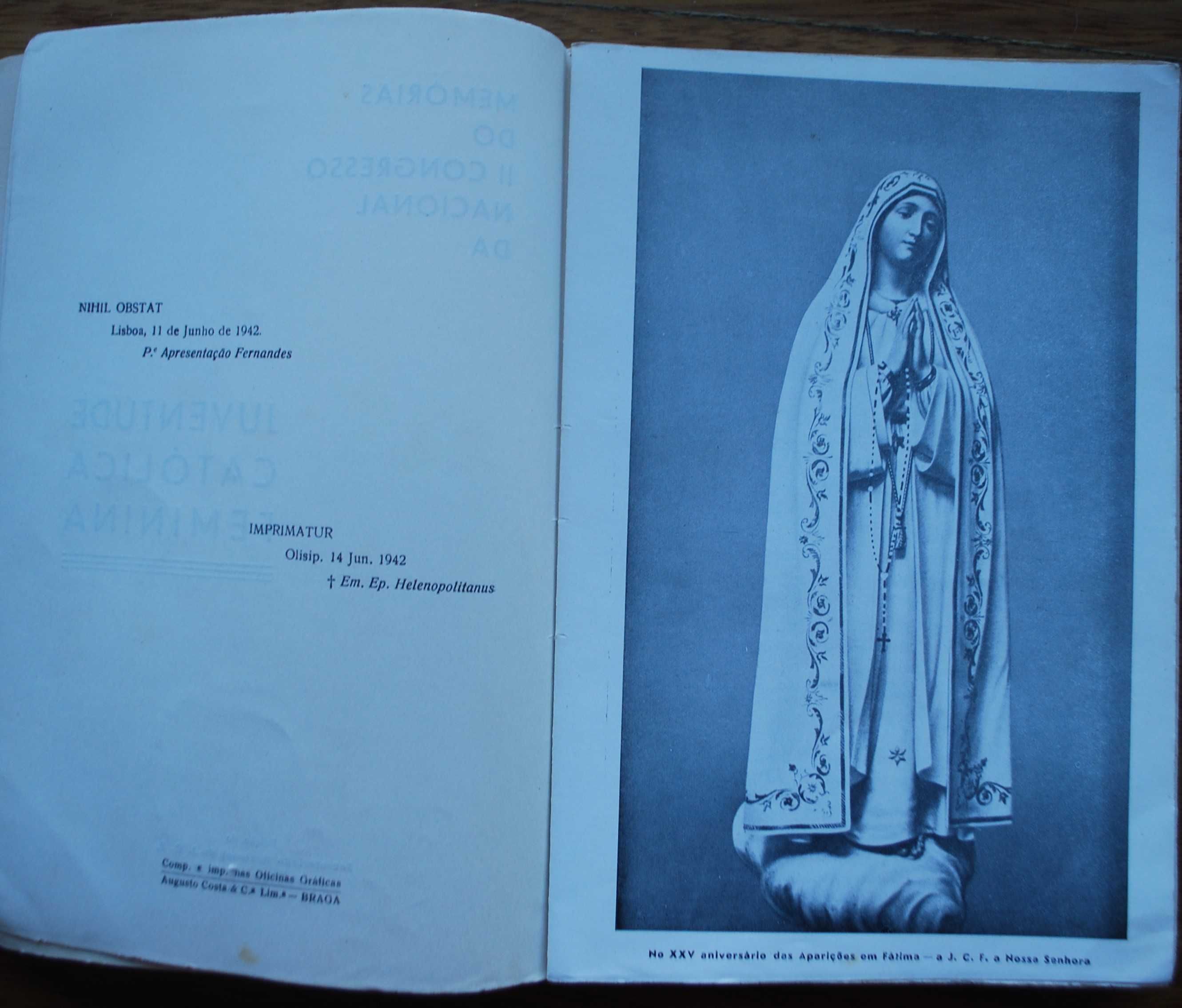 Memórias do II Congresso Nacional da Juventude Católica Feminina