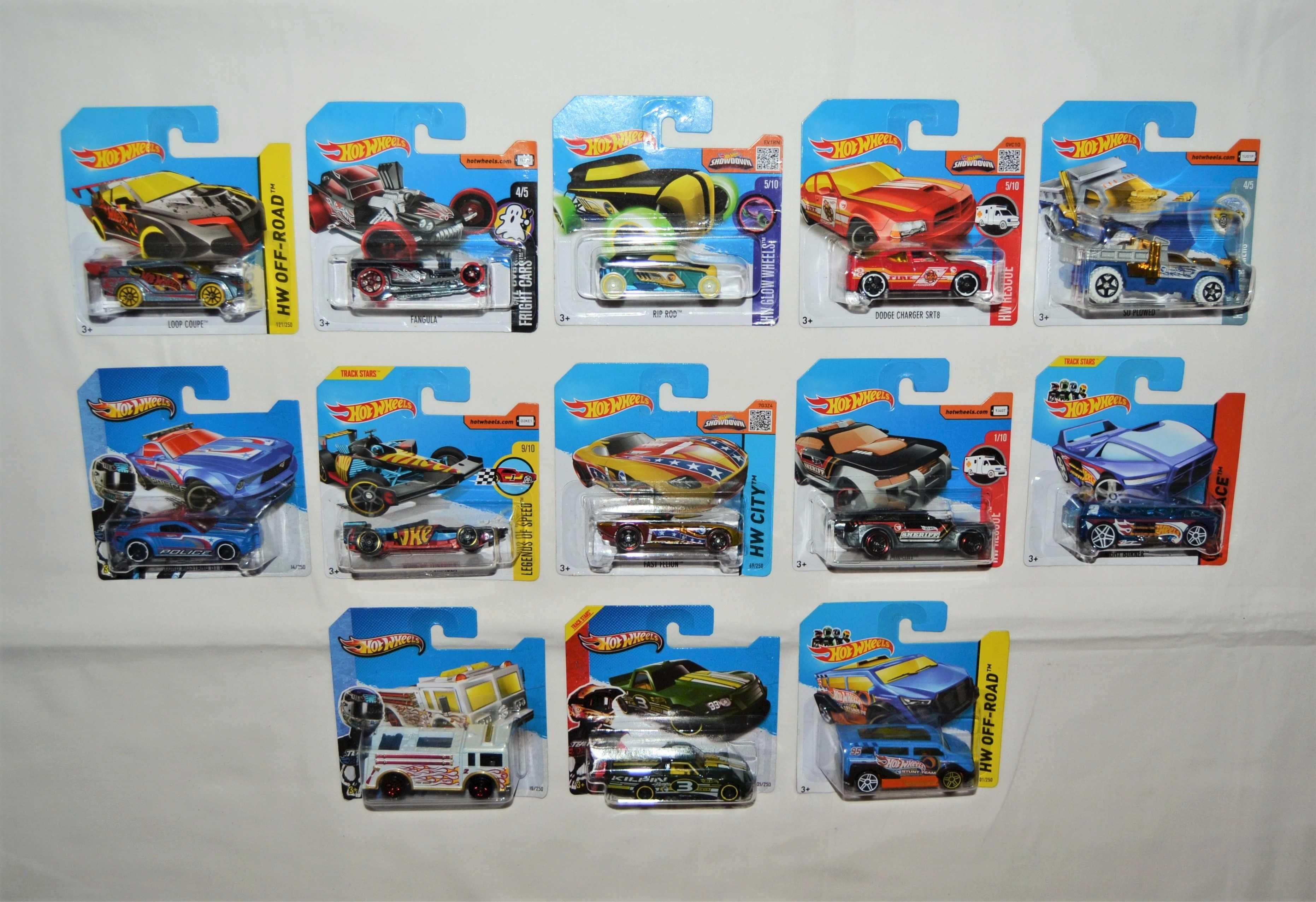 Miniaturas Hot Wheels Mainline e Treasure Hunt