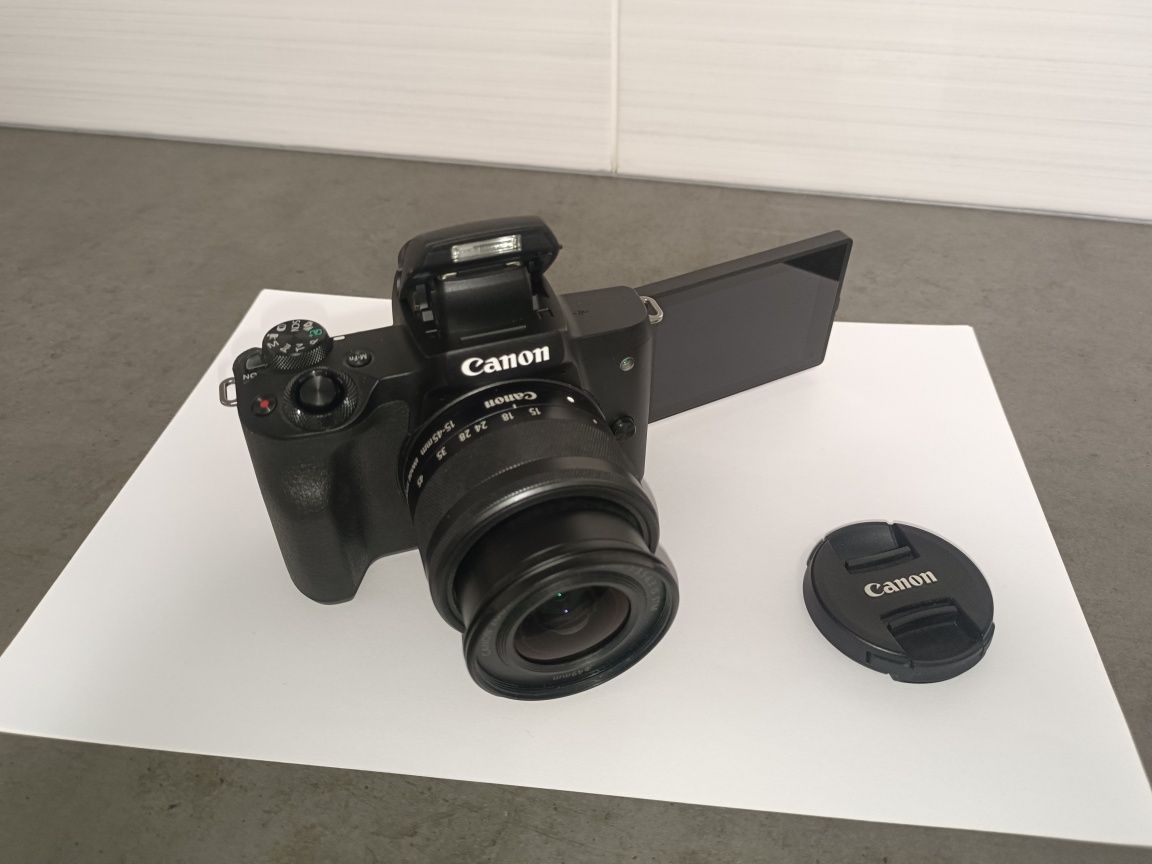 Фотоапарат Canon EOS M50 kit (15-45mm) IS STM Black+ сумочка + USB каб