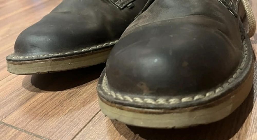 Skórzane brązowe półbuty męskie 46, eleganckie trzewiki