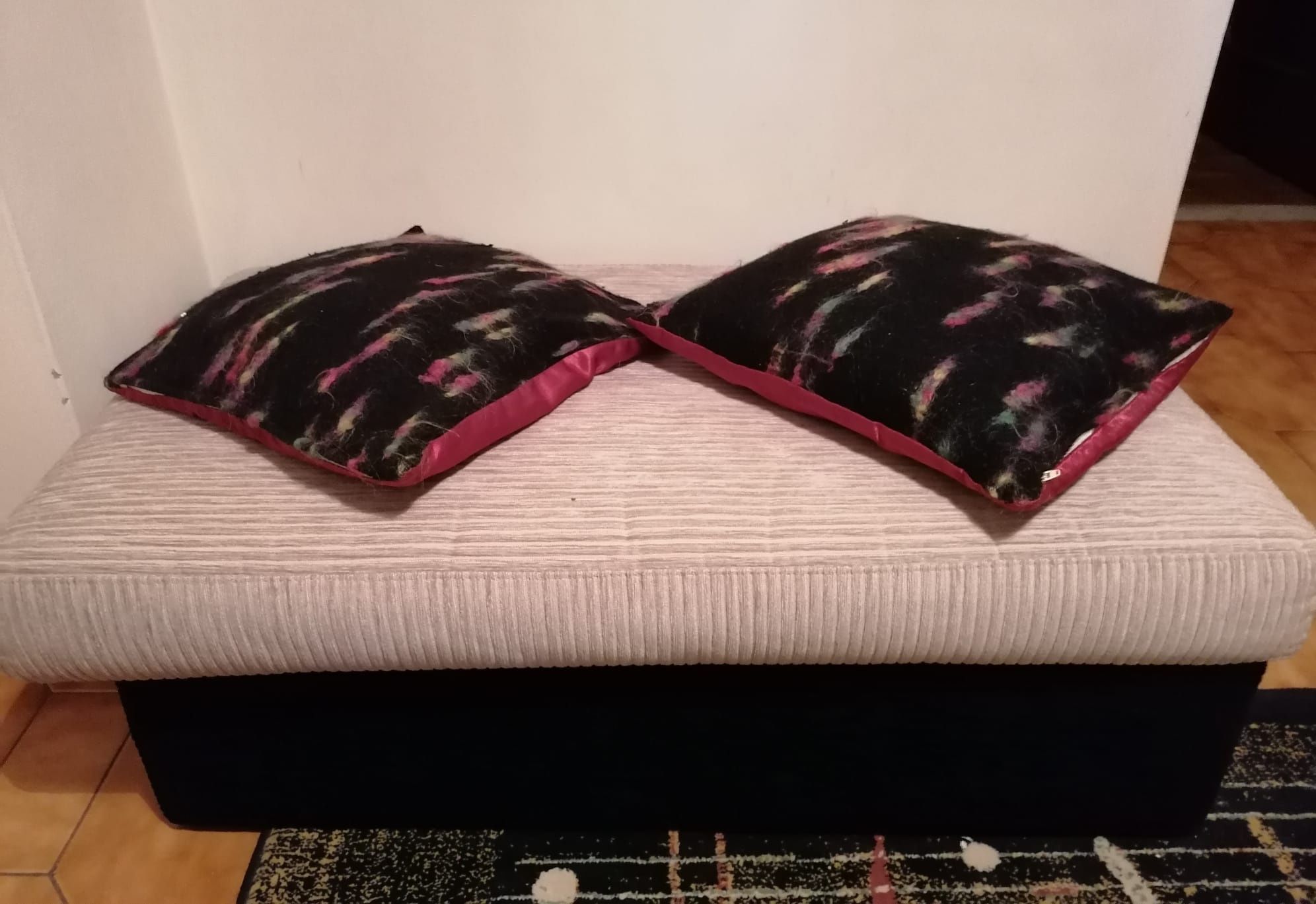 Sofa de sala e puff