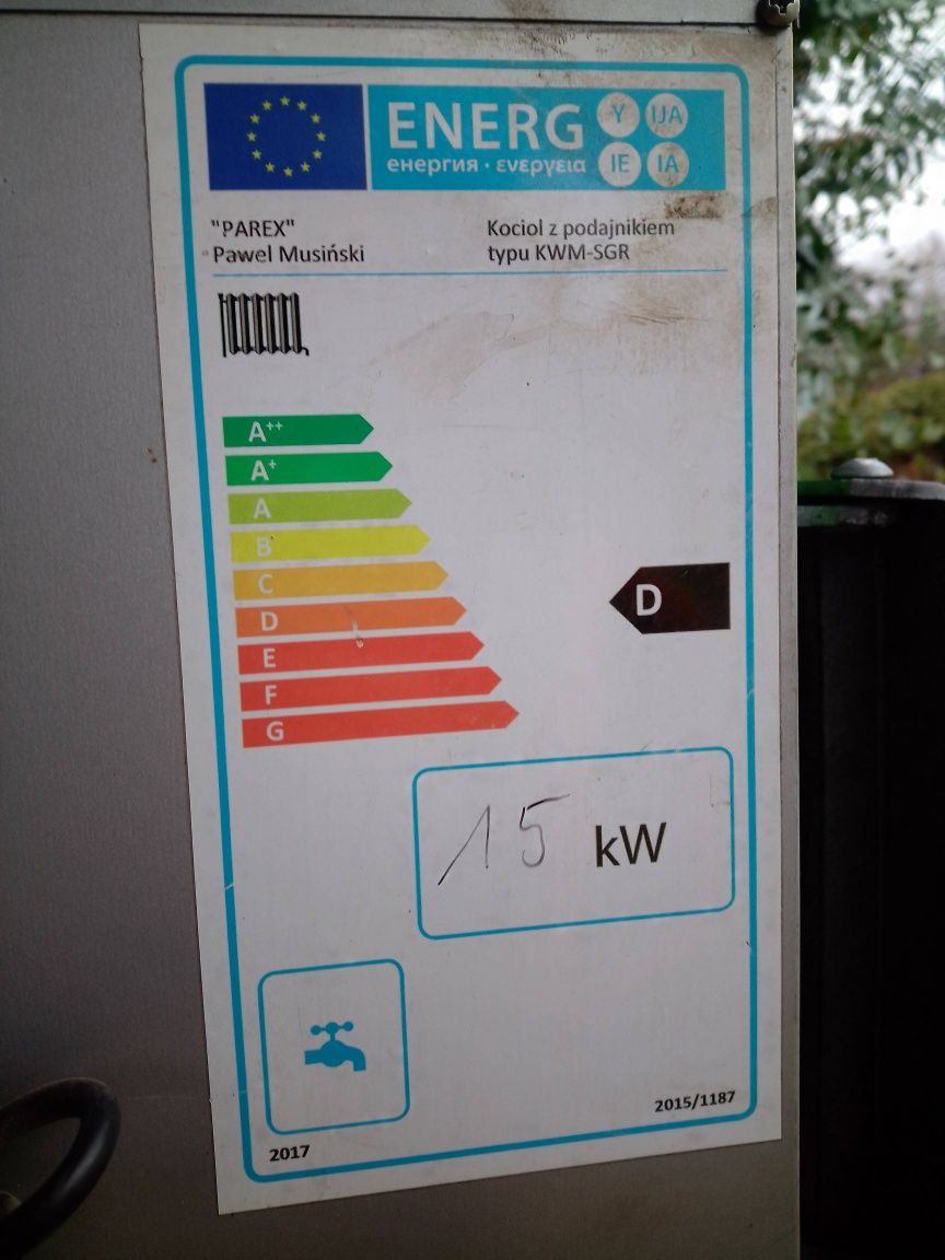 Kocioł na ekogroszek 15 kW