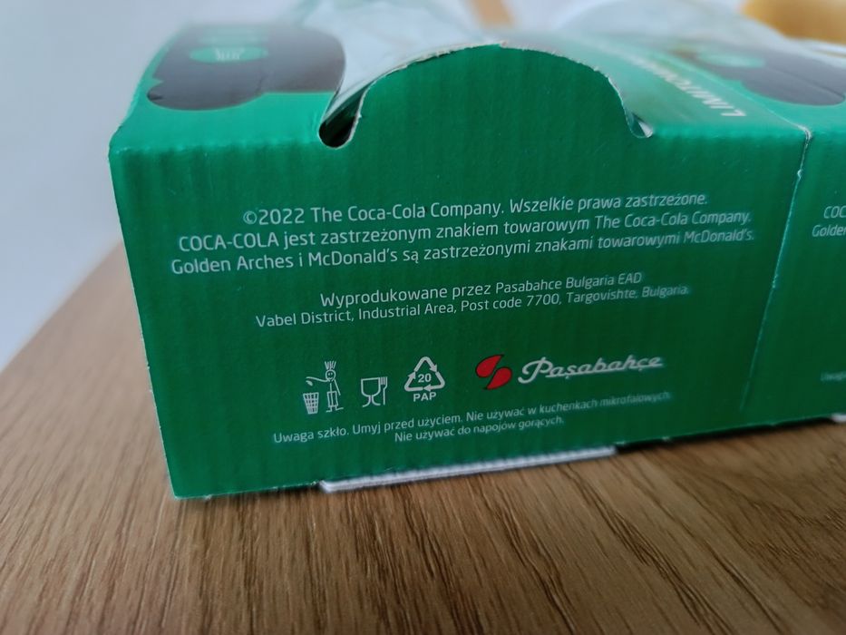 Szklanki McDonald's kolekcja 2022