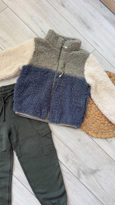 Курточки taddy зелені від h&m ріст від 110 до 140 см