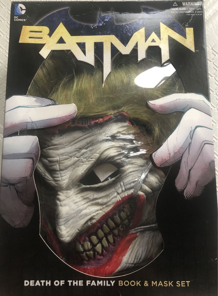 Komiks z maską Batman Death of tha family anglojęzyczny